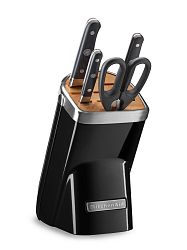KitchenAid Sada nožů s blokem a nůžkami 5dílná černá Professional