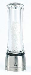 Peugeot Mlýnek na sůl DAMAN broušený nerez s plastem 21 cm