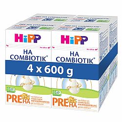 4x HiPP Výživa počáteční kojenecká od narození HA 1 Combiotik®, 600 g