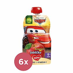 6x HAMI Disney Cars ovocná kapsička Šampionů Jablíčko 110 g, 9+