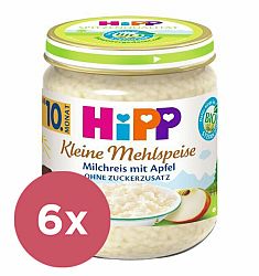 6x HiPP BIO Mléčná rýže s jablky od uk. 9. měsíce, 200 g