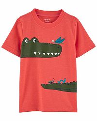 CARTER'S Triko krátký rukáv Red Alligator kluk 9m