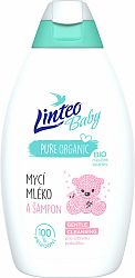 LINTEO BABY Dětské mycí mléko a šampon Baby 425 ml