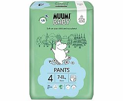 MUUMI Baby Pants 4 Maxi 7-11 kg (40 ks), kalhotkové eko pleny