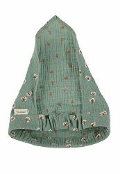 STERNTALER Šátek na hlavu z bavlněného mušelínu (organický) green holka-45 cm-6-9 m